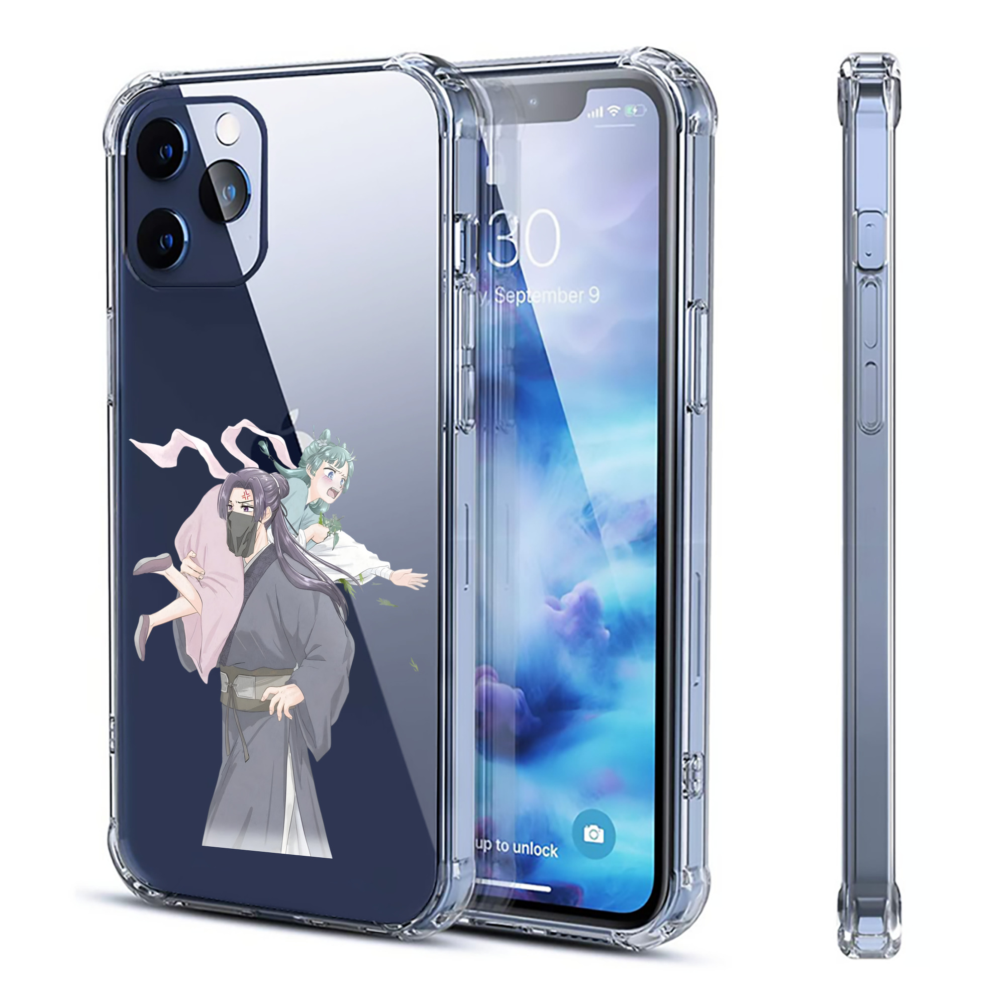 （画像用） 薬屋のひとりごと The Apothecary Diaries 【iPhone 12シリーズ対応】透明スマホケース（クリアソフトケース）